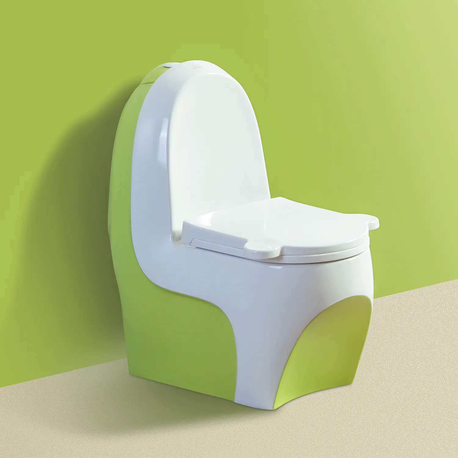 cute children's one-piece toilet, child size washdown produced by waxiang ceramics-Professional children ceramic toilet provider